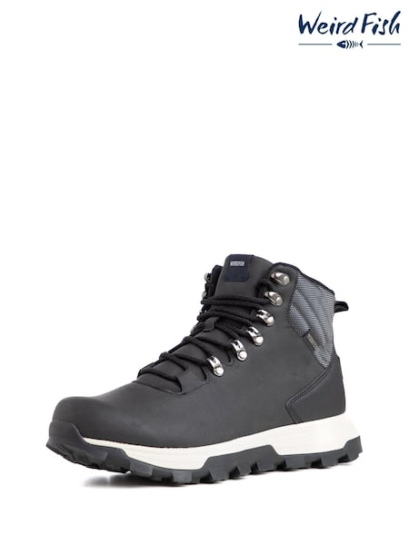 Weird Fish Black Beech Branded Waterproof Walking Boot (V56031) | €0