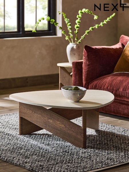 Arches Marble Effect Coffee Table