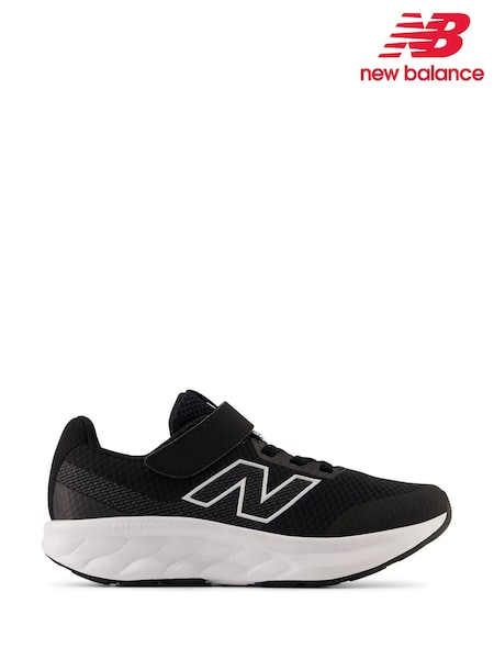 Nero/bianco - New Balance 520 Bungee Lace Trainers With Hook And Loop