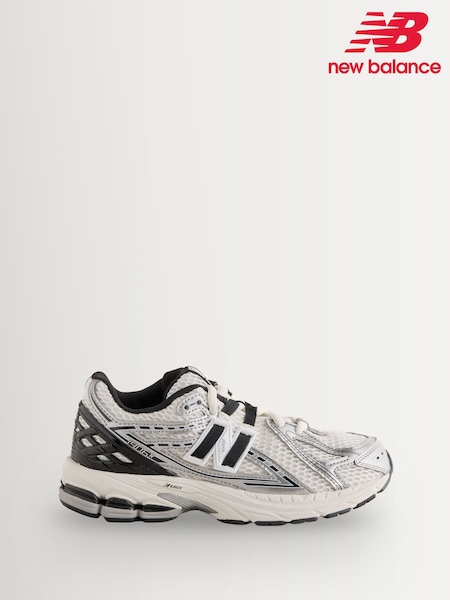 White/Silver - New Balance 1906 Lace Junior Trainers
