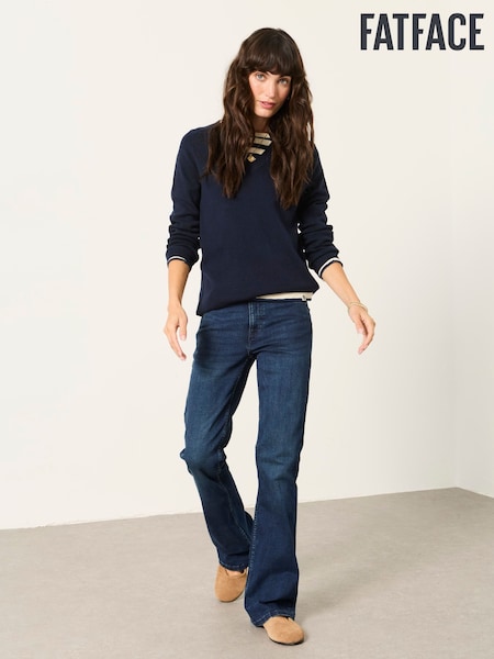encre - Fatface Boot Cut Jeans