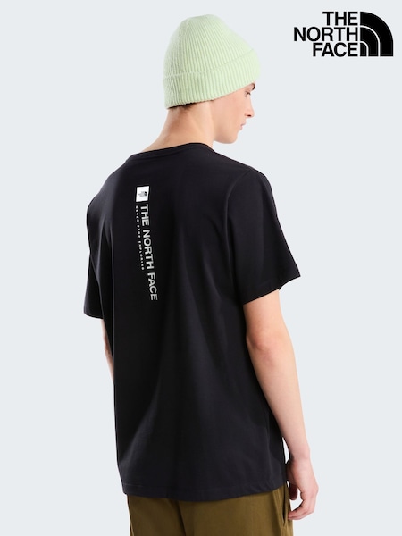Black - Regular The North Face Vertical Back Graphic T-shirt
