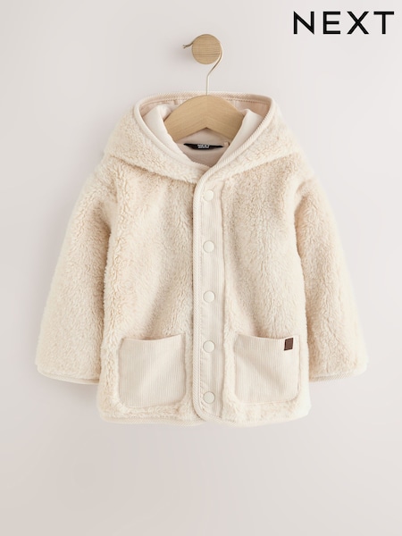 Cream - Hooded Fleece (3mths-7yrs)