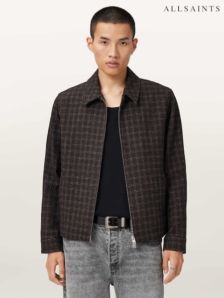 AllSaints Brown City Hall Jacket (V57093) | AED2,091