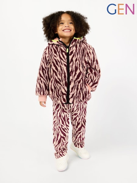 Pink - GEN Borg Lined Quilted Jacket (V57163) | 66 €