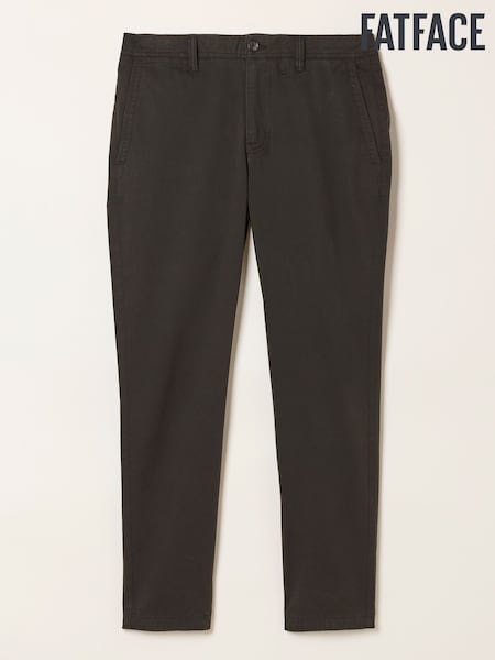 Negro - Regular Fatface Straight Fit Chinos