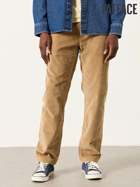Nature - Regular Fatface Cord Straight Fit Trousers