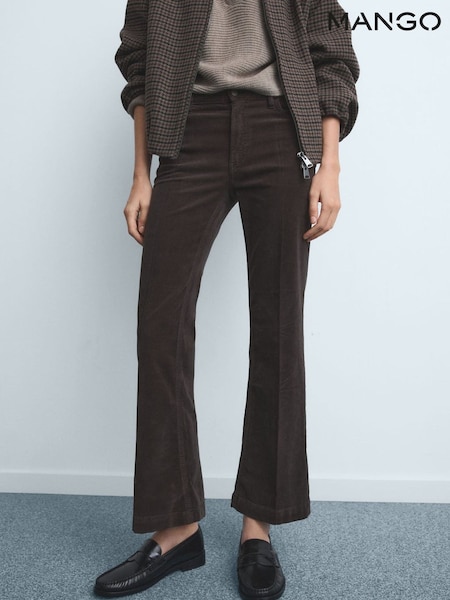 Mango Brown Flare Cord Jeans (V57552) | €48