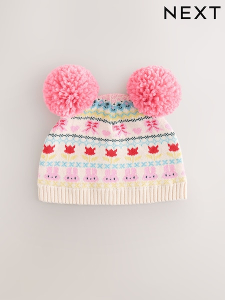 多費爾島 - Double Pom Baby Beanie