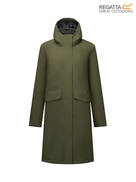 Verde - Chaqueta impermeable aislante Regatta Ramona