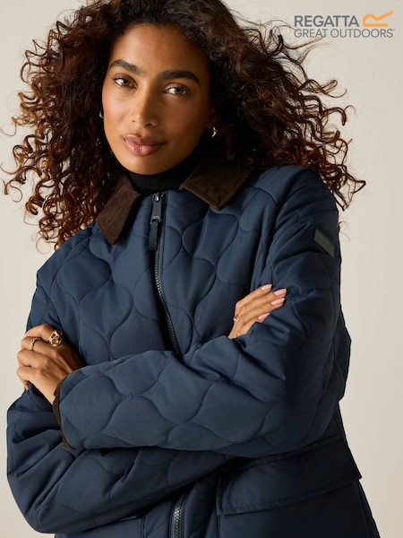 Blue - Regatta Amira Quilted Jacket
