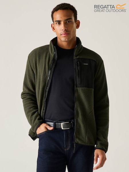 Green - Regular Regatta Frankie Borg Full Zip Fleece