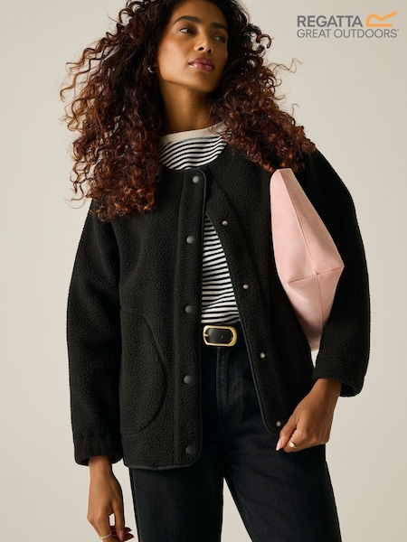 Svart - Regatta Lea Full Zip Fleece
