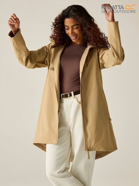 Natural - Regatta Brianka Waterproof Jacket