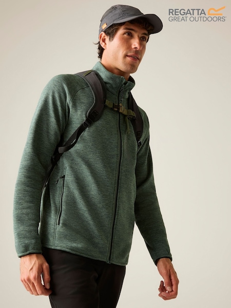 Green - Regular Regatta Harrow Full Zip Fleece