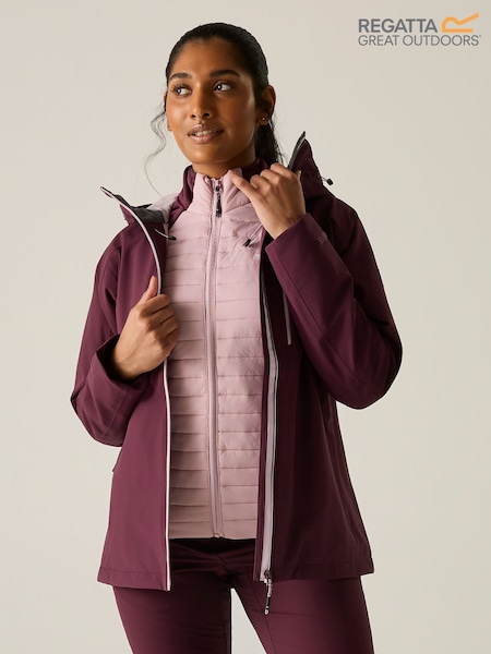 Purple - Regatta Birchdale Waterproof Jacket