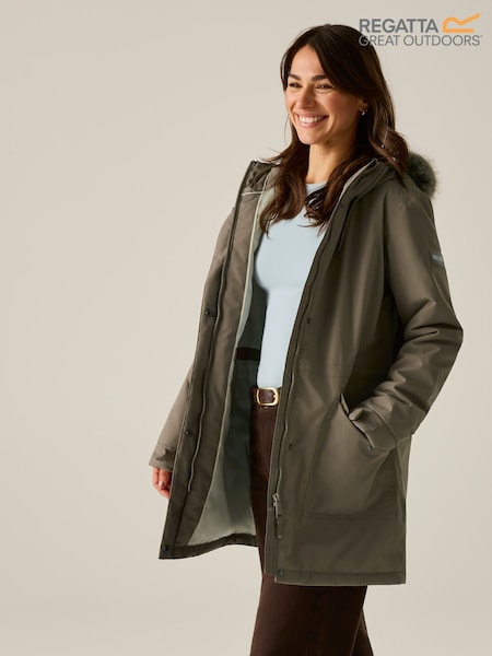 Natural - Regatta Sophia Waterproof Insulated Jacket