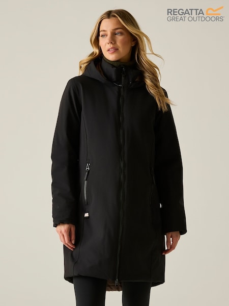 Negro - Chaqueta aislante impermeable Regatta Marron
