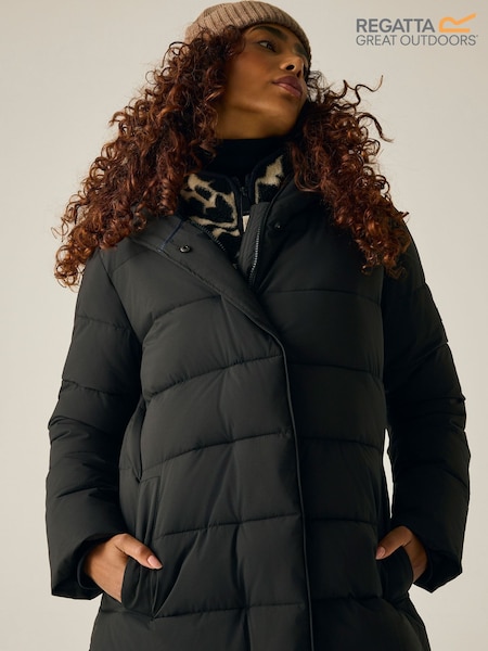 Black - Regatta Nehiala Baffled Jacket