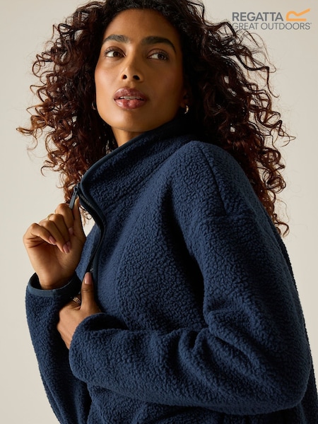 Blue - Regatta Frankie Borg Longline Fleece
