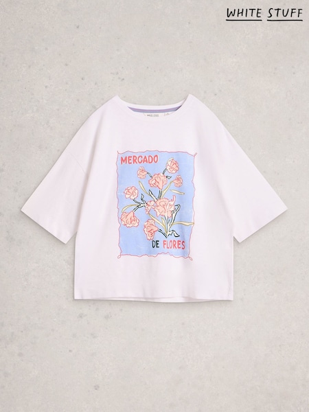 White Stuff Light Purple Katya T-Shirt (V58554) | SGD 64