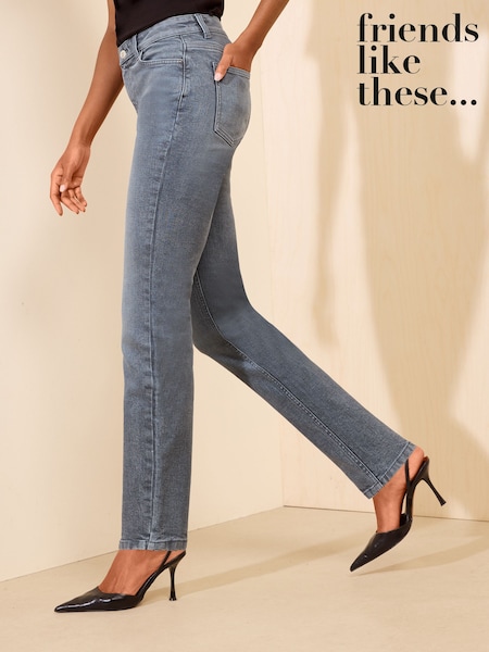 Blue Grey - Friends Like These Slim Leg Jeans