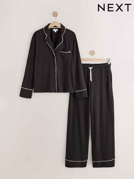 Qara - Pijama ilə Button Through Pyjamas