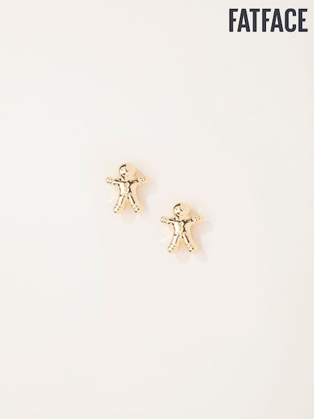 Goldfarben - Fatface Gingerbread Studs