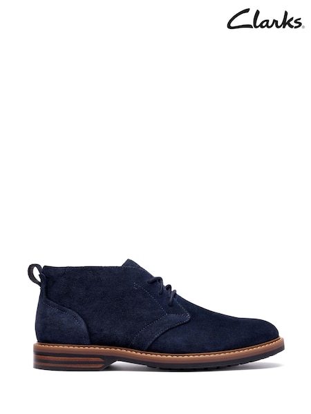 Azul - Regular Clarks Aldwin2 Chukka Boots