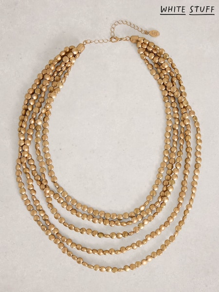 White Stuff Gold Tone Zoey Multi Layer Necklace (V59163) | 168 QAR