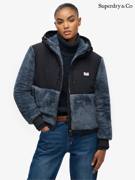 Superdry Supersoft Hybrid Full Zip Jacket (V59245) | kr1 773