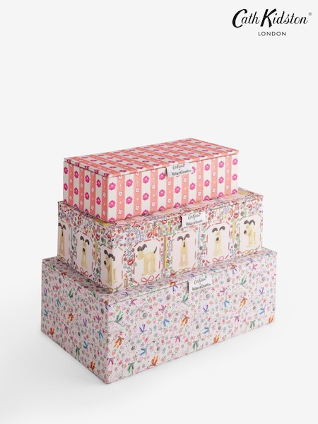 Cath Kidston Set Of 3 Storage Boxes