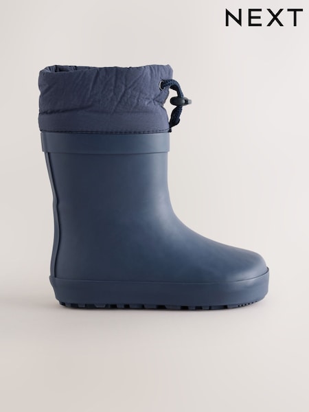 Navy - Barefoot Cuff Wellies