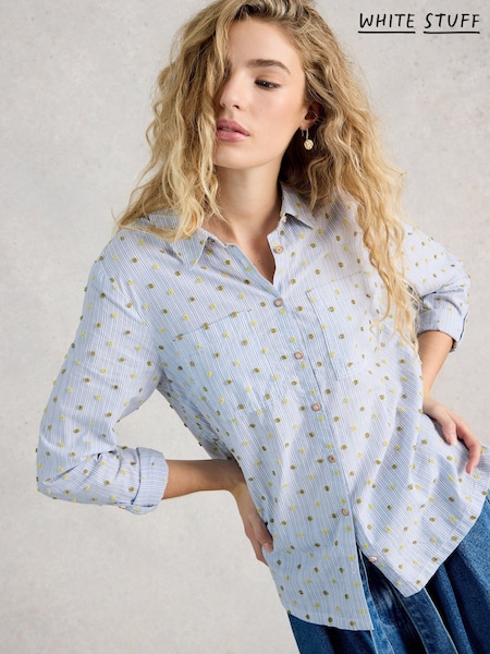 Jasnoniebieski - White Stuff Sophie Shirt (V60201) | 345 zł