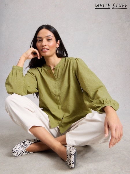 White Stuff Green Lana Top (V60202) | $147