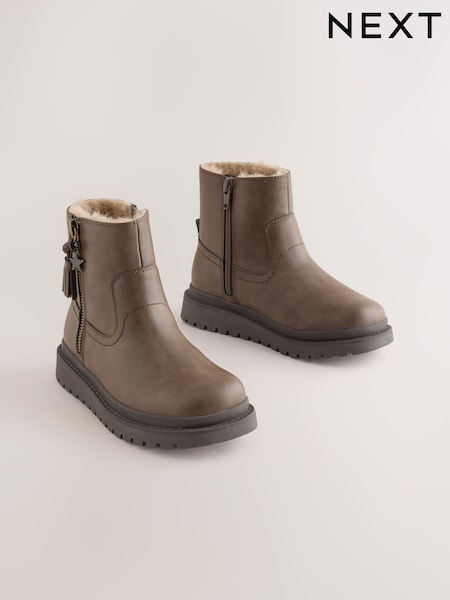 Chocolate Brown - Tassel Boots