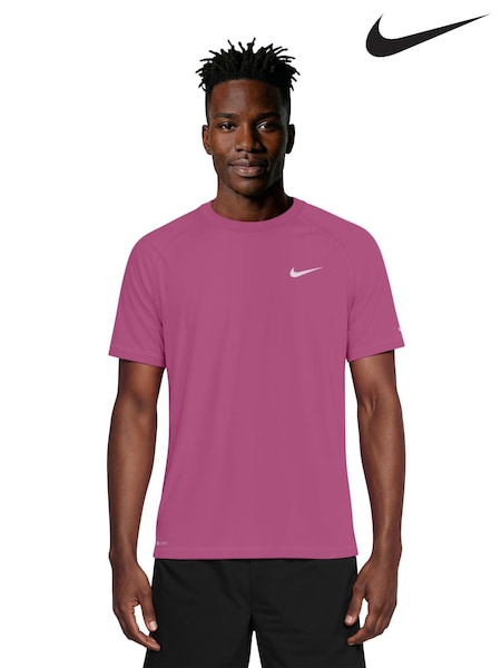 Desert Pink - Regular Nike Dri-fit Short Sleeve Sun Safe Rash Vest