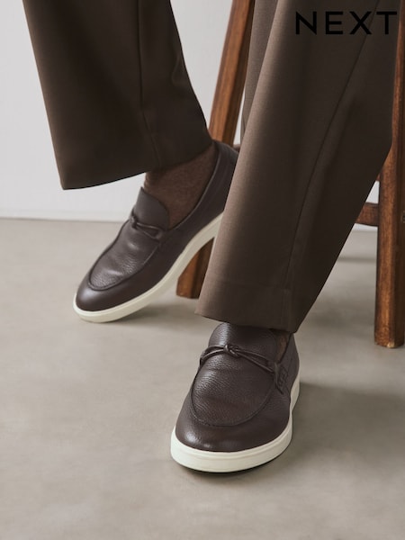 Brown - Regular Casual Rope Loafers