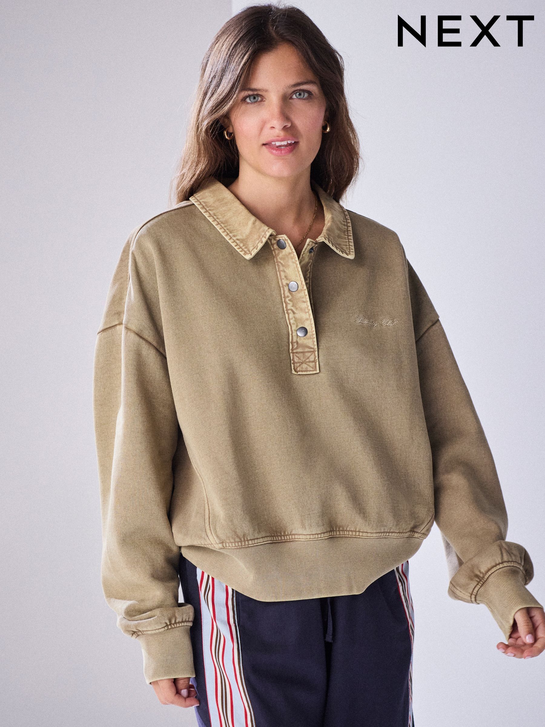 Women's Sweat Tops | Longline, Hooded & Zip Through Sweatshirts | Next