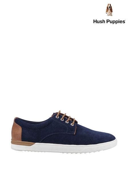 Hush Puppies Blue Joey Lace Up Shoes (V60871) | LEI 521