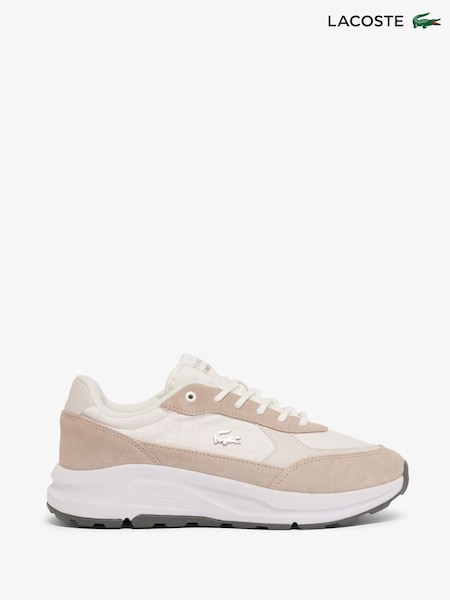 Natural - Regular Lacoste Run Set Trainers