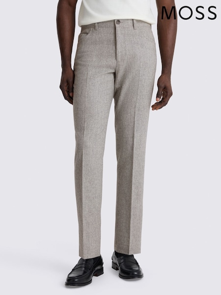MOSS Light Grey 5 Pocket Trousers (V61219) | OMR58