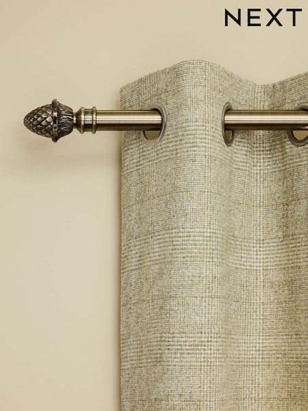 Artichoke Finial 28mm Extendable Curtain Pole Kit