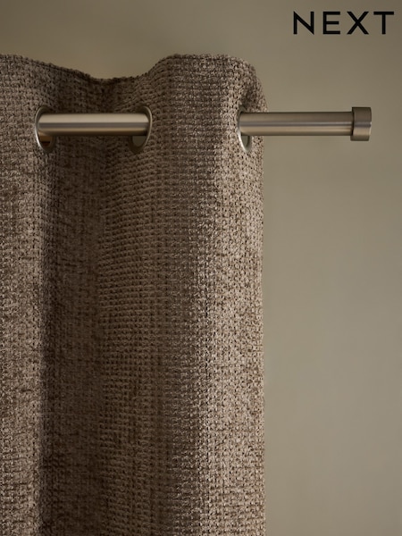 Cosy Waffle Eyelet Curtains