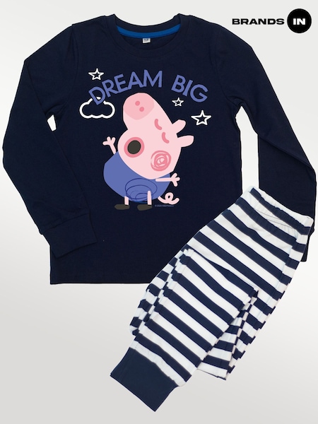 Brands In Blue Peppa Pig George Dreaming Big Pyjamas (V61913) | R$ 215