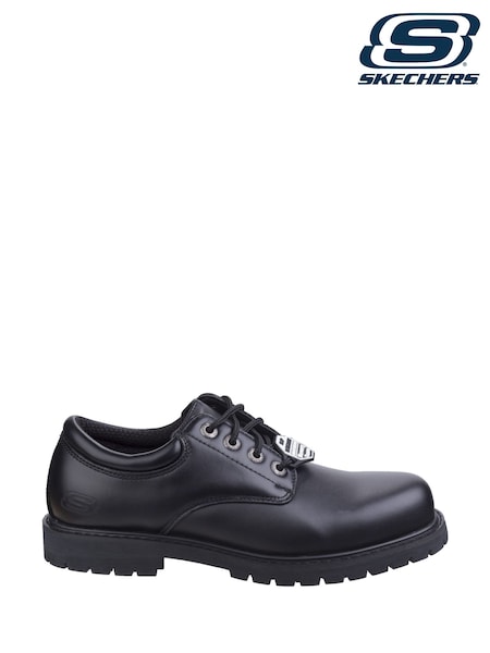 Skechers Black Cottonwood Elks Sr Occupational Shoes (V62403) | 12,950 RSD