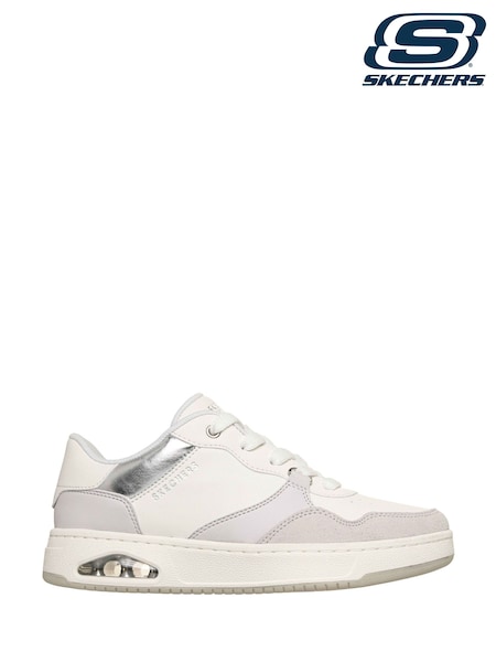 White - Skechers Uno Ctl Subtle Shimmer Trainers