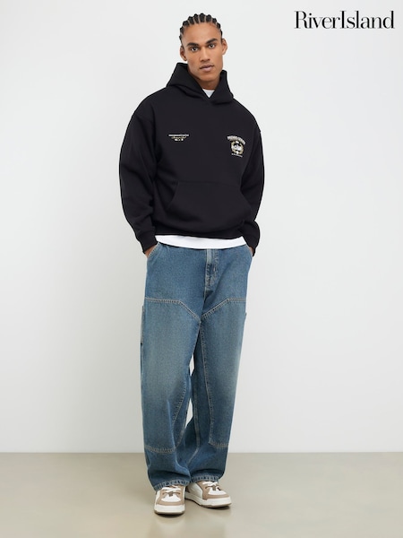 River Island Oversized Premio Series Racing Hoodie (V62643) | 313 LEI