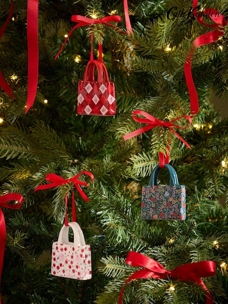 Cath Kidston Set Of 3 Handbag Decorations