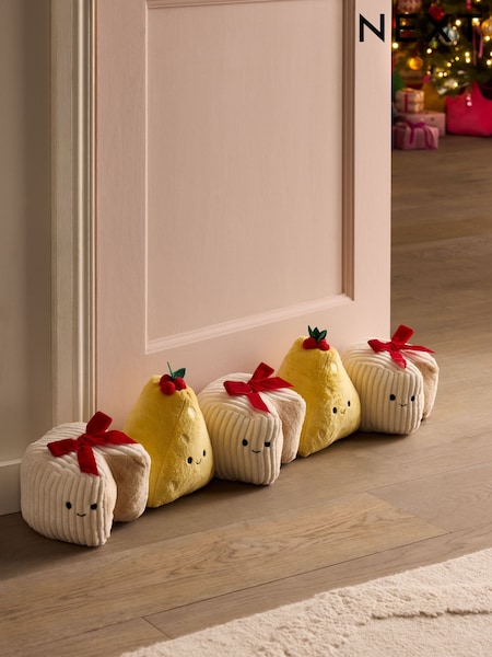 Christmas Cheese Draught Excluder